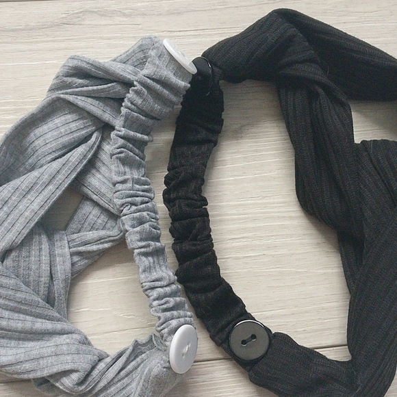 *💖 2pc headbands with buttons for mask - Picture 3 of 3